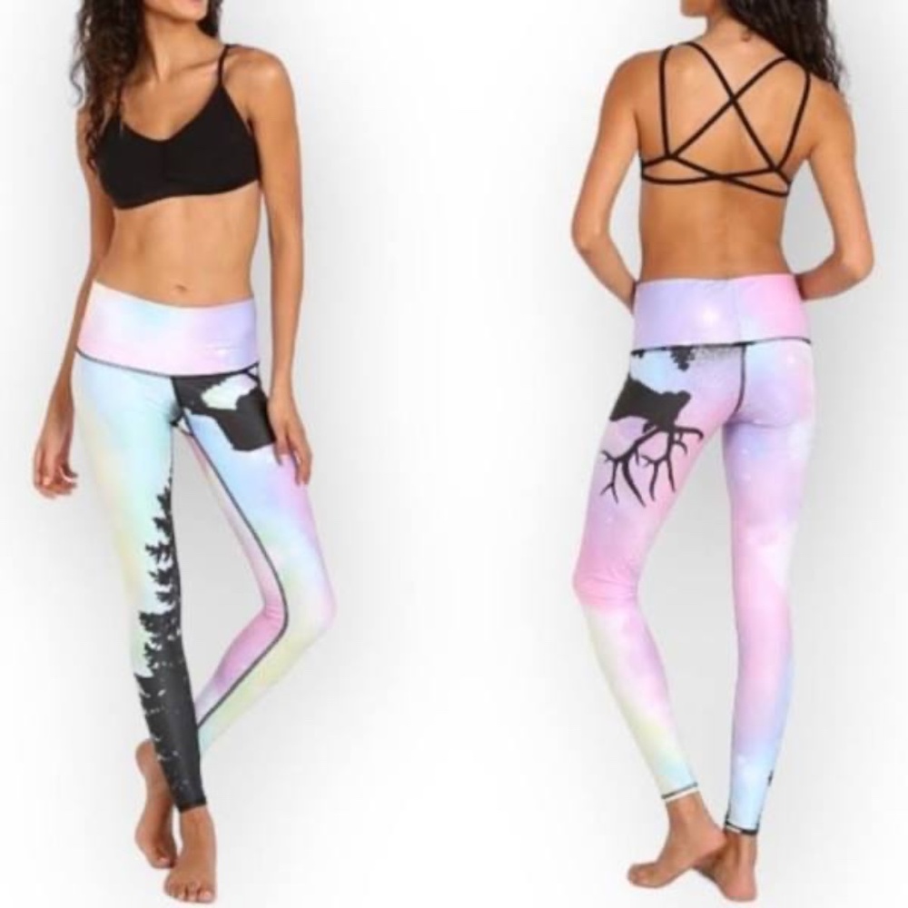 Teeki Northern Lights Leggings size S